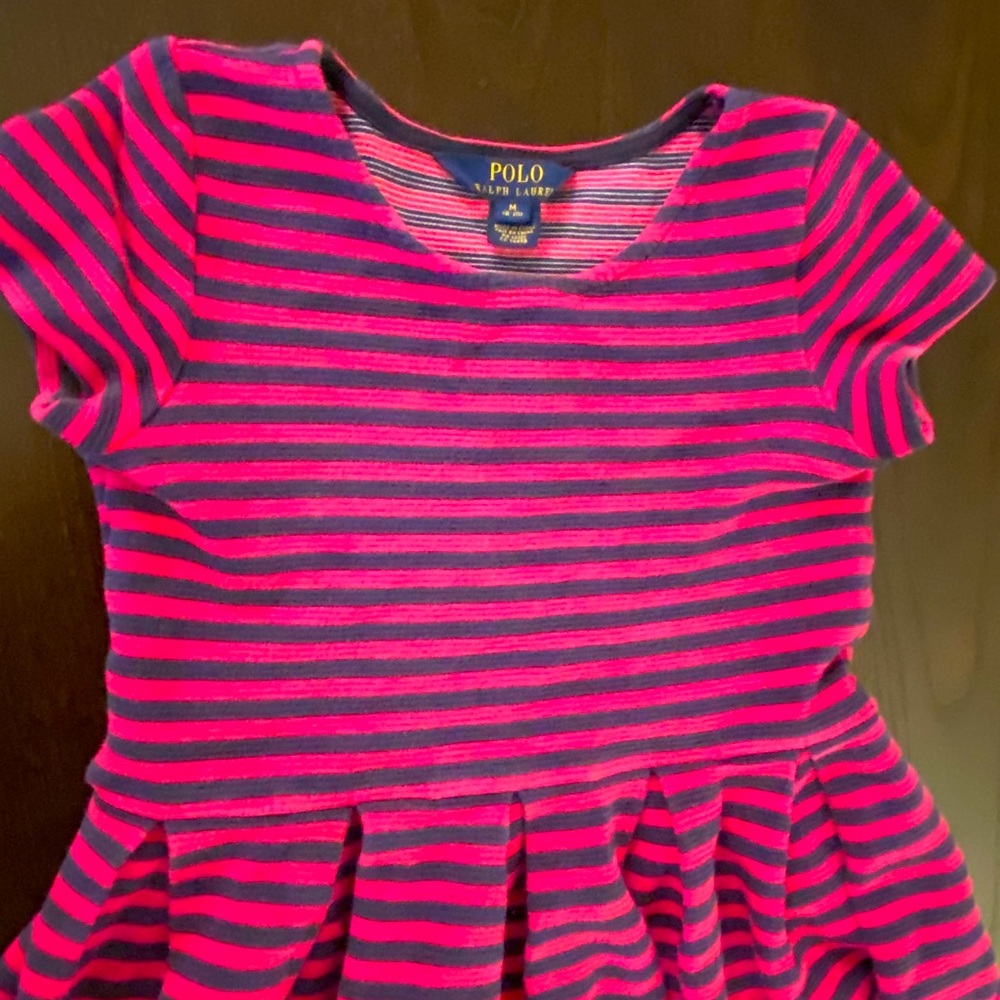Polo by Ralph Lauren pink & navy dress